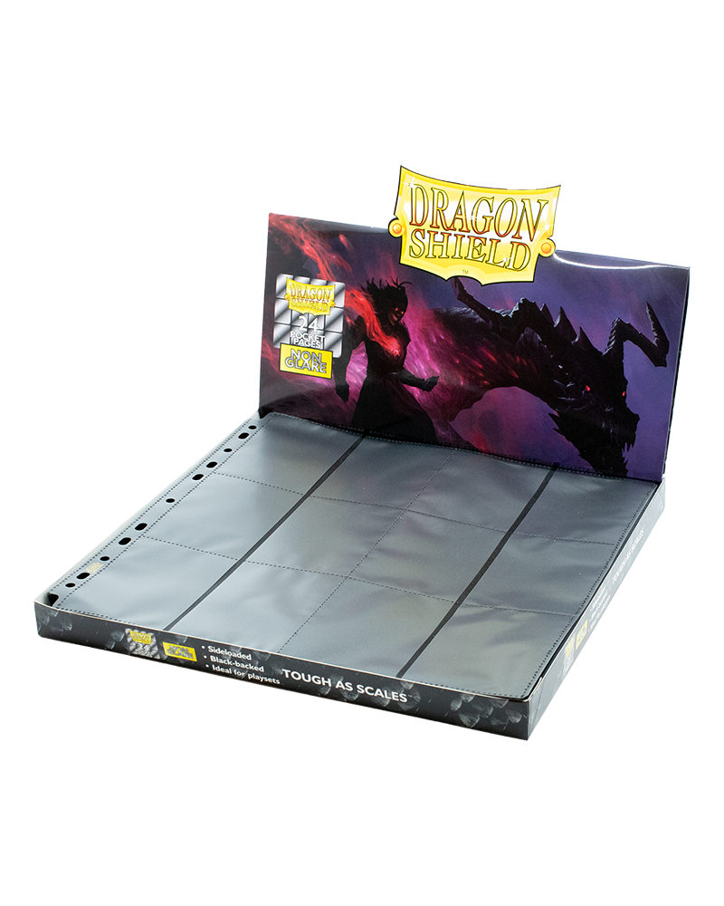 Dragon Shield 24 -Sideloaded pocket Pages Non Glare