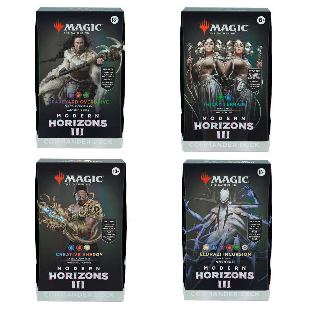 MTG Modern Horizons 3 - Commander Deck Bundle of 4 Decks