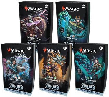 MTG Tarkir: Dragonstorm Commander Deck Bundle of 5 decks