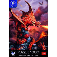 Trefl 1000pc Premium - Fantasy : Fire Dragon