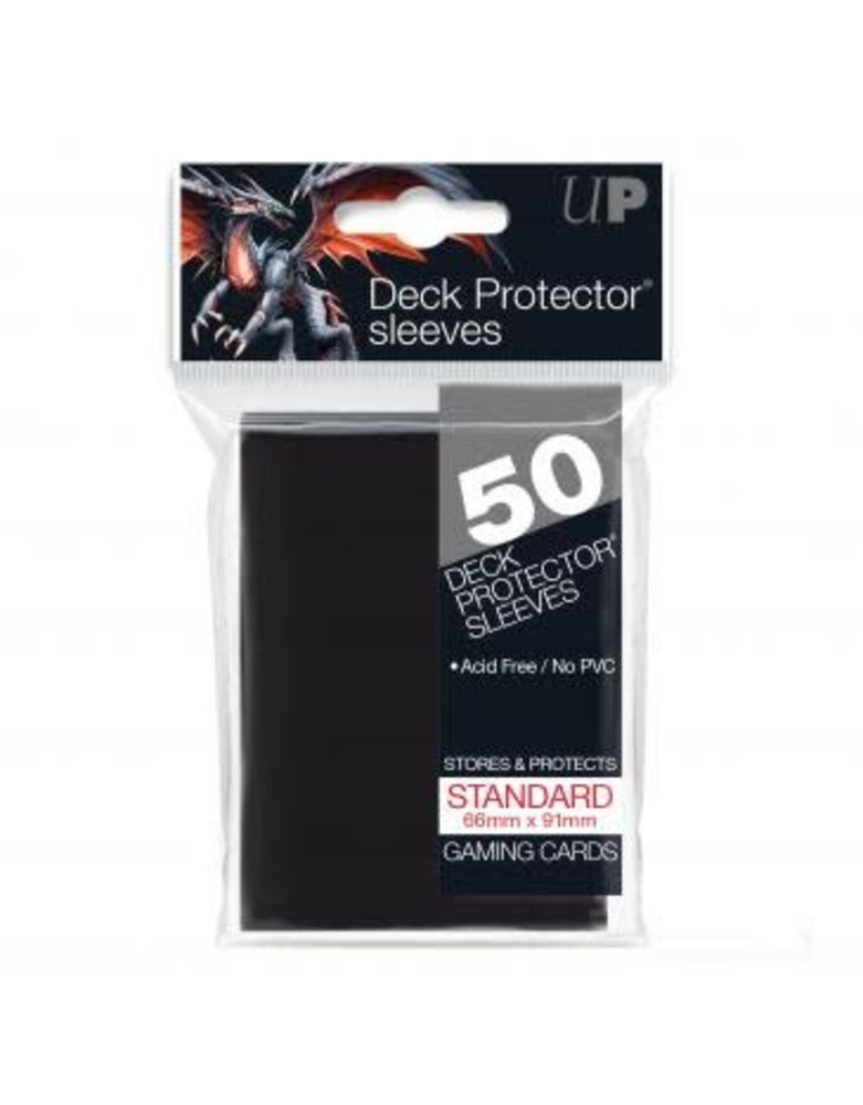 50ct Black Standard Deck Protectors