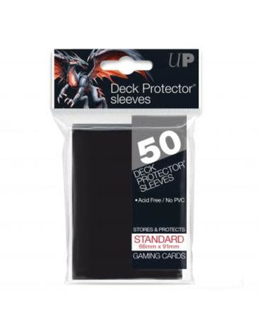 50ct Black Standard Deck Protectors