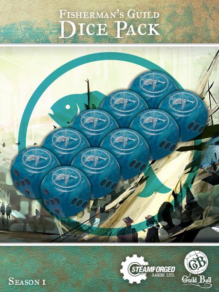 Guild Ball Fishermans Dice x10