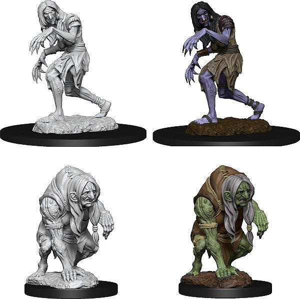 Annis Hag & Green Hag Pathfinder Deep Cuts Unpainted Miniatures