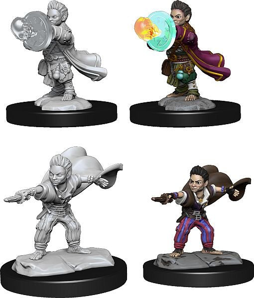 Halfling Wizard male Pathfinder Deep Cuts Unpainted Miniatures