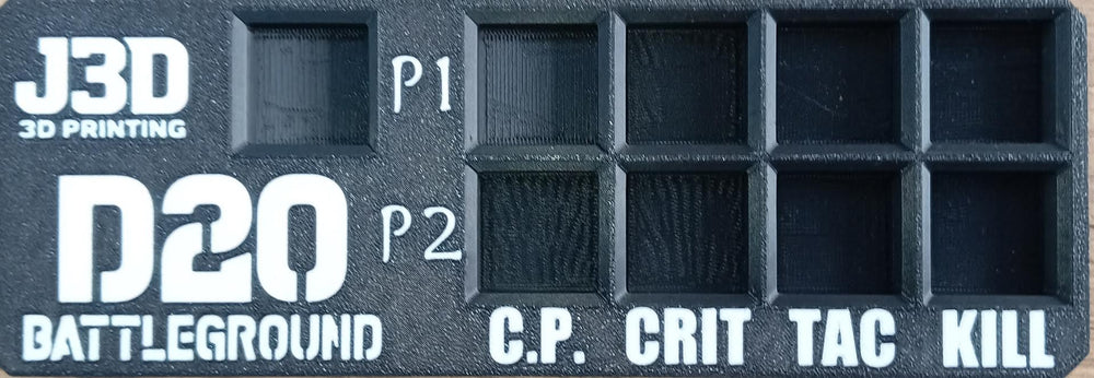 Warhammer Kill Team: D20 custom point tracker