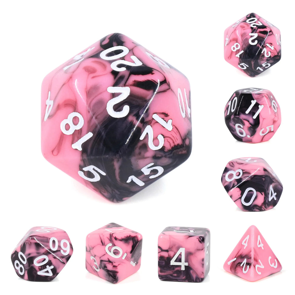 Battleground polyhedral dice sets blended