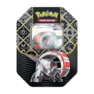 Pokémon: SV4.5 Paldean Fates - 4-Booster Tin (Iron Treads EX)