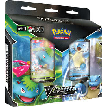 Pokémon: V Battle Deck Bundle Venusaur VS Blastoise