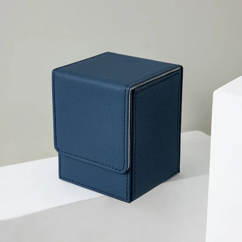 Vertical Card Storage Box 100+ Single Sleeved  (Royal Blue)