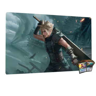 Anime-Themed Warrior Playmat