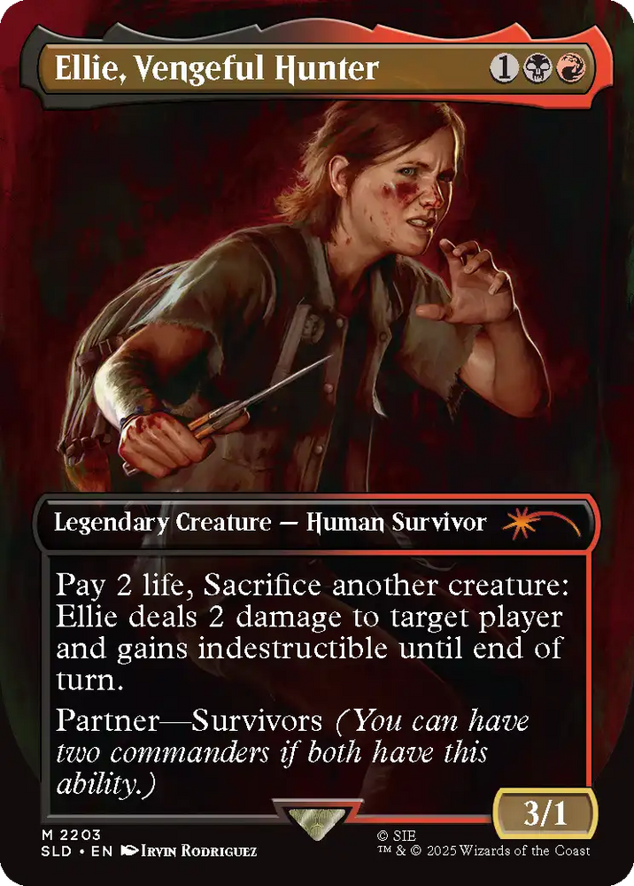 MTG Secret Lair x Playstation: The Last of Us: Part II