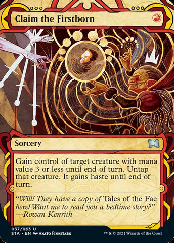 Claim the Firstborn (Foil Etched) [Strixhaven: Mystical Archive]