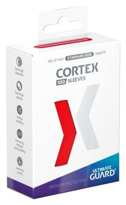 Ultimate Guard Cortex Sleeves Standard - Matte Red (100)