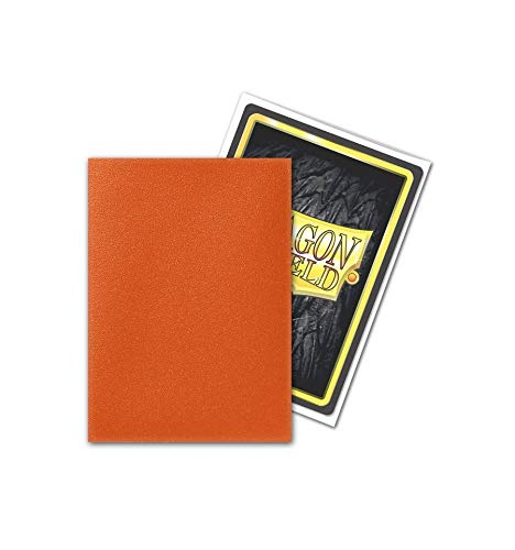 Dragon Shield Matte Sleeve - Tangerine  100ct