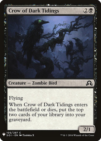 Crow of Dark Tidings [Mystery Booster]