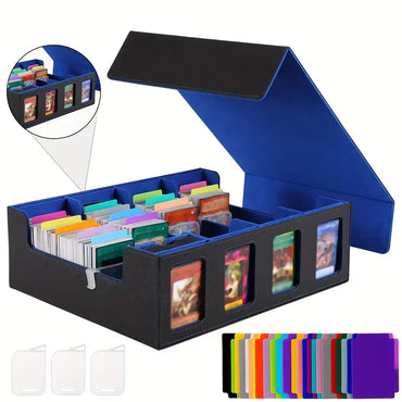 Card Storage Box 8 window display 3000 (Blue)