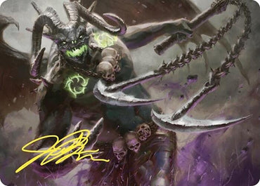 Archfiend of Despair Art Card (Gold-Stamped Signature) [Commander Masters Art Series]
