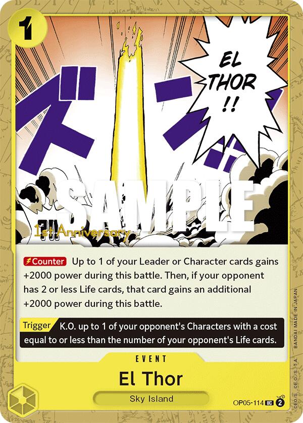 El Thor [Awakening of the New Era: 1st Anniversary Tournament Cards]