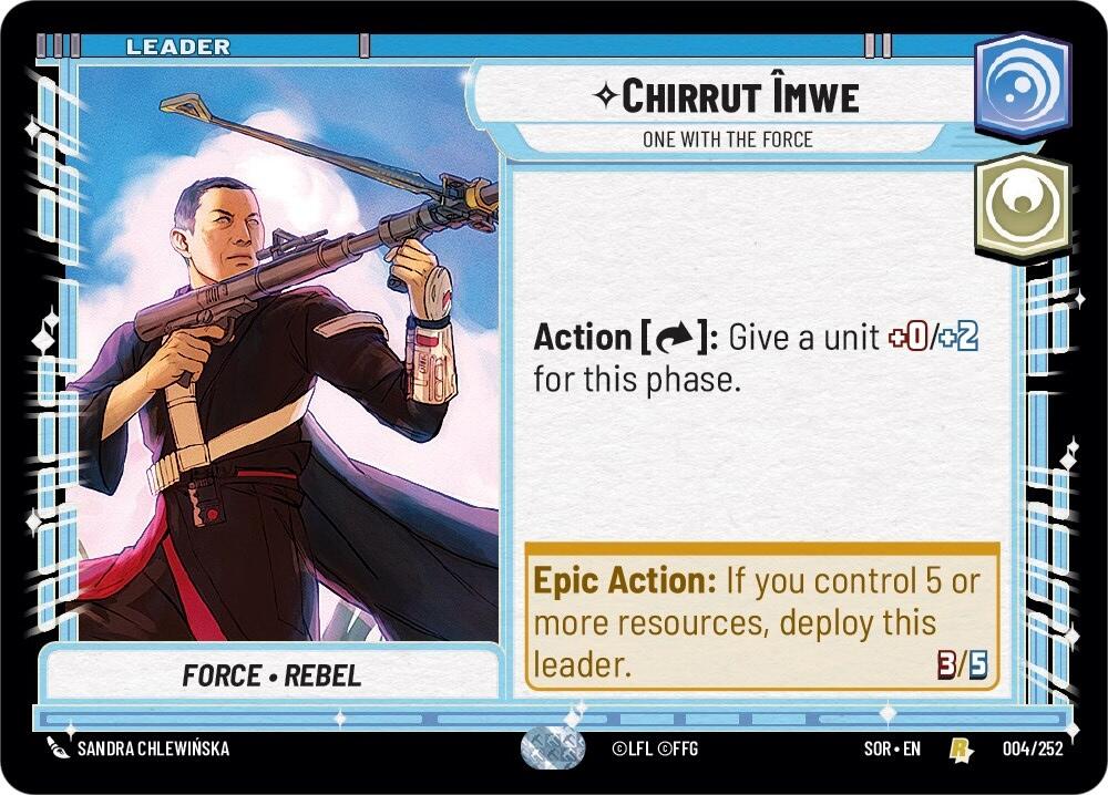 Chirrut emwe - One With The Force (004/252) [Spark of Rebellion]