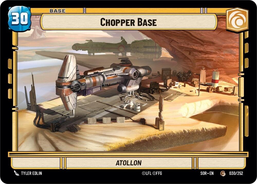 Chopper Base // Experience (30 // T01) [Spark of Rebellion]