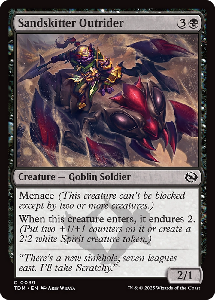 Sandskitter Outrider [Tarkir: Dragonstorm]