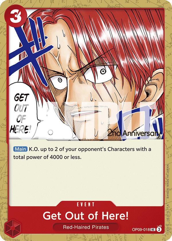 Get Out of Here! [Emperors in the New World: 2nd Anniversary Tournament Cards]