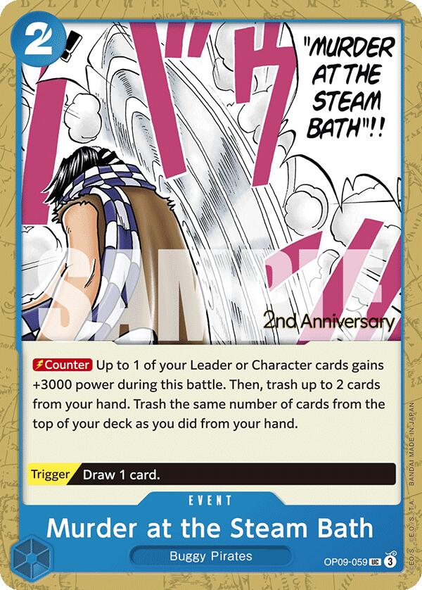 Murder at the Steam Bath [Emperors in the New World: 2nd Anniversary Tournament Cards]