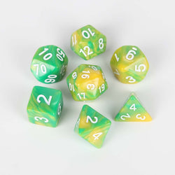 Battleground polyhedral dice sets blended