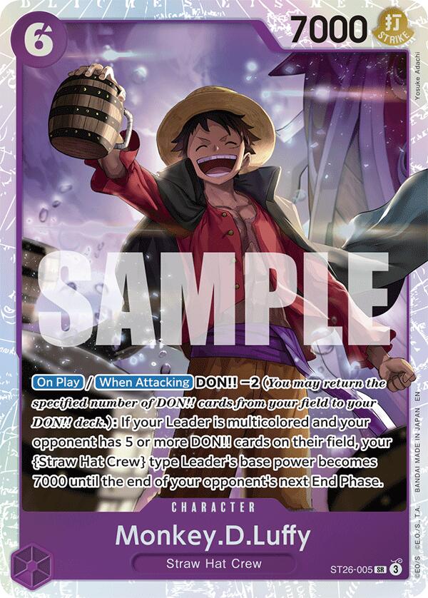 Monkey.D.Luffy (ST26-005) [Starter Deck: Purple/Black Monkey.D.Luffy]