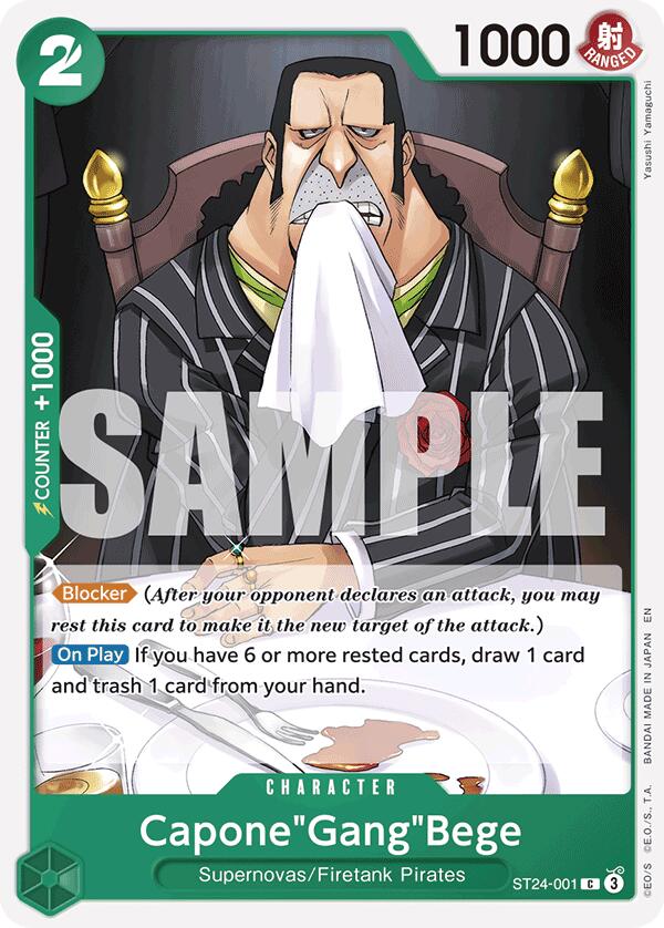 Capone"Gang"Bege [Starter Deck: GREEN Jewelry Bonney]