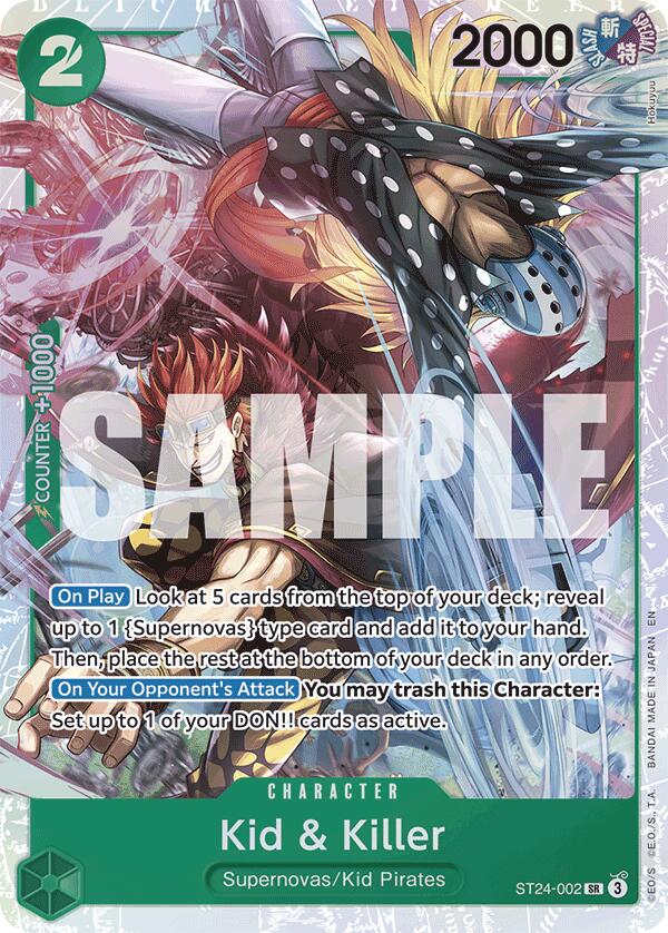 Kid & Killer [Starter Deck: GREEN Jewelry Bonney]