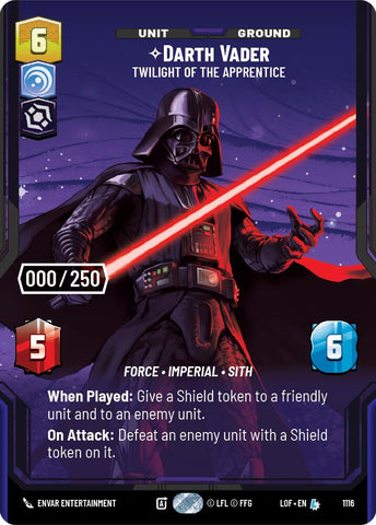Darth Vader - Twilight of the Apprentice (1116) (Serialized) (1116) [Legends of the Force]
