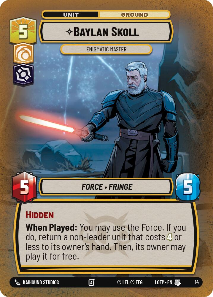 Baylan Skoll - Enigmatic Master (14) (14) [Organized Play Promos]