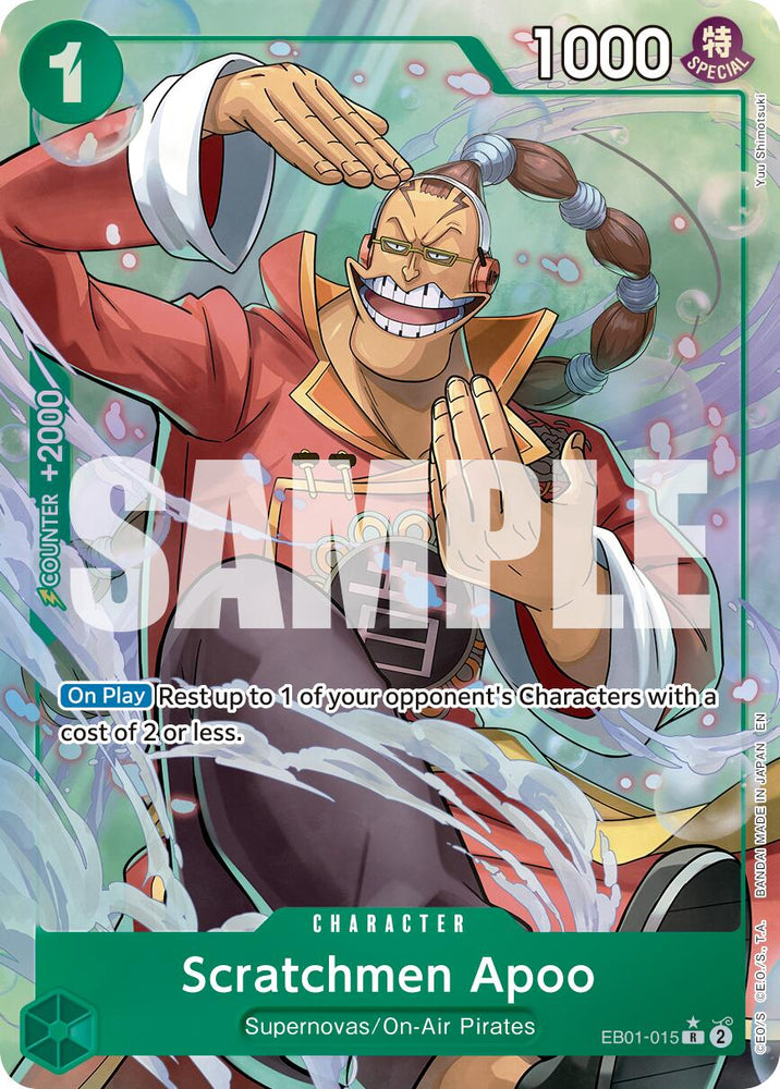 Scratchmen Apoo (Alternate Art) [Premium Booster -The Best- Vol. 2]