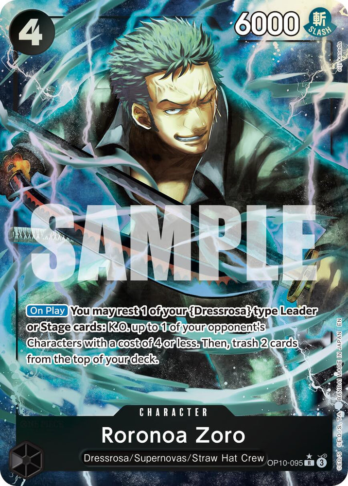 Roronoa Zoro (OP10-095) (Alternate Art) [Premium Booster -The Best- Vol. 2]