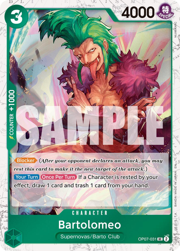 Bartolomeo (Pirate Foil) [Premium Booster -The Best- Vol. 2]
