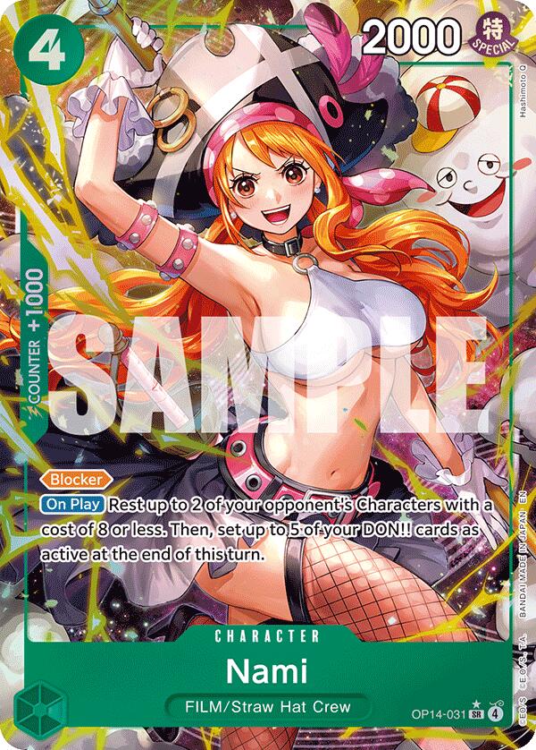 Nami (Alternate Art) [The Azure Sea's Seven]