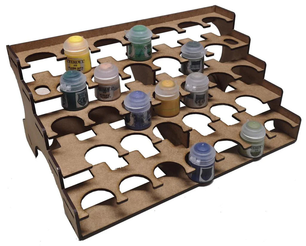 Paint Rack - 32mm Straight (33 Bottles)