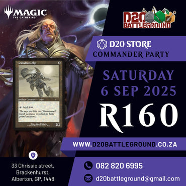 Commander Party EOE Ticket - Sat, Sep 06 2025