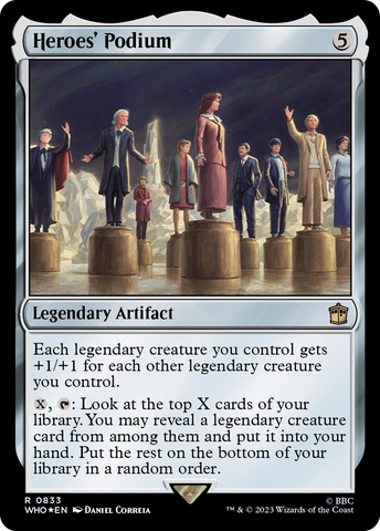 Heroes' Podium (Surge Foil) [Doctor Who]