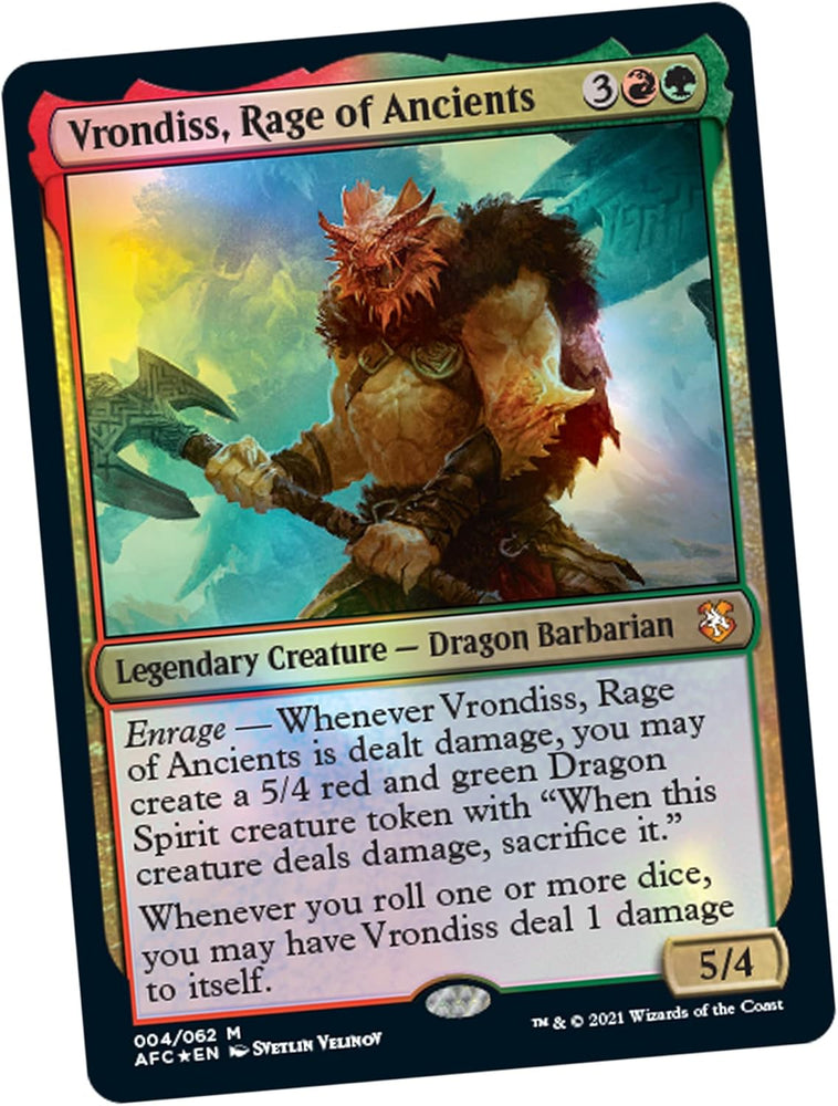 Pre-owned Adventures in the Forgotten Realms Draconic Rage Commander Deck