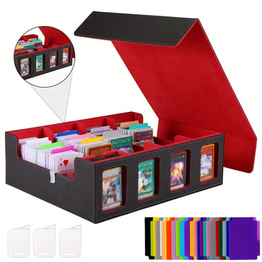 Card Storage Box 8 Window display 3000 (Red)