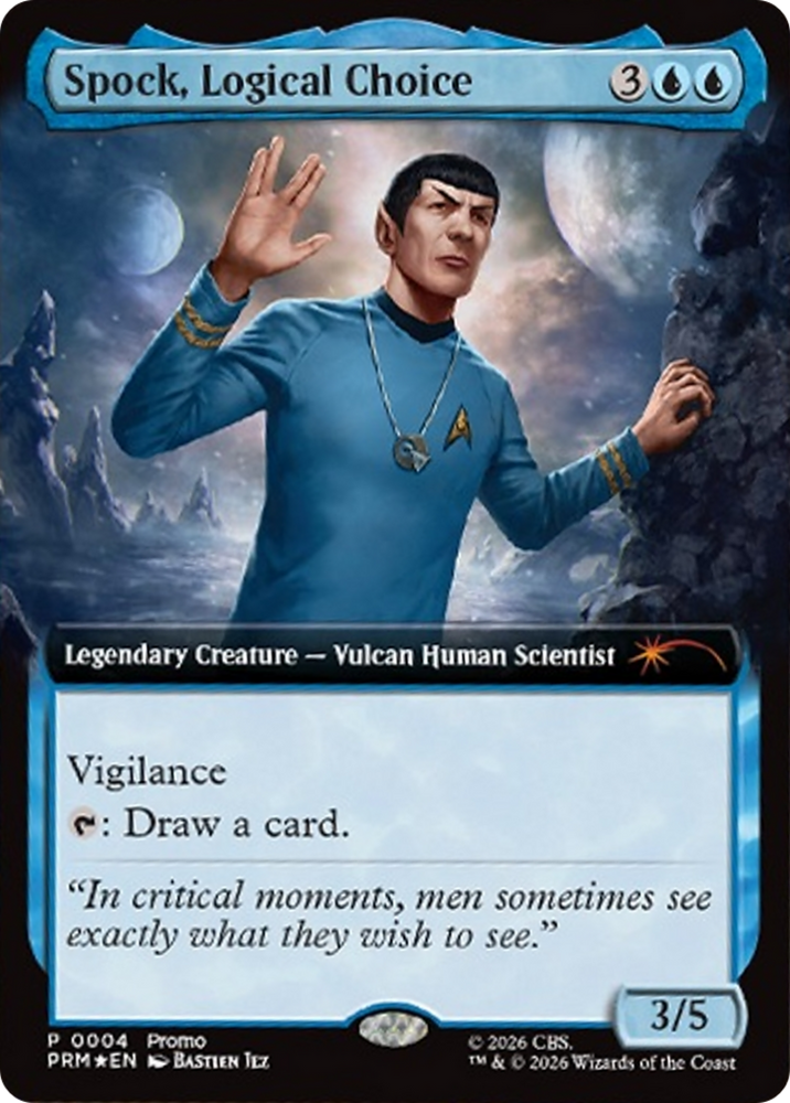 Spock, Logical Choice (Extended Art) [Media Promos]