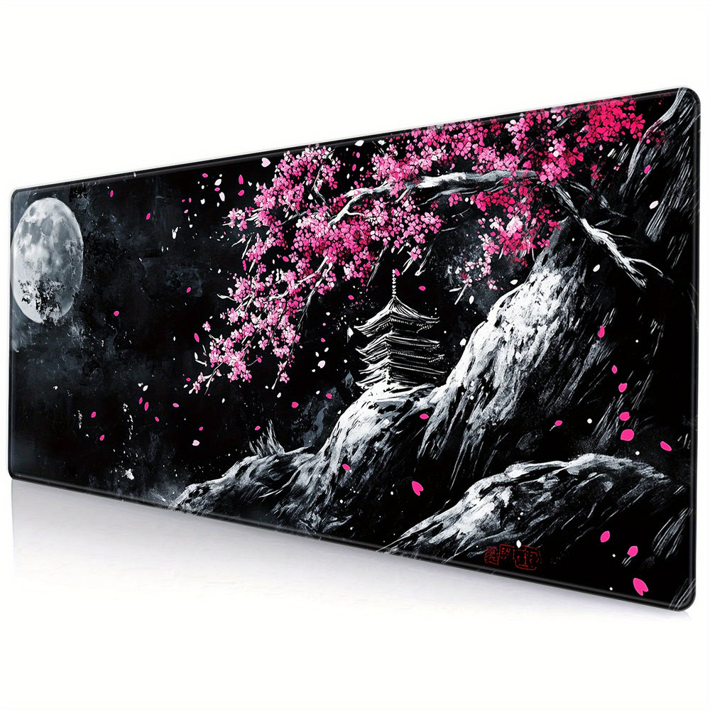 Cherry Blossom & Moon Artistic Playmat (800 x 300)
