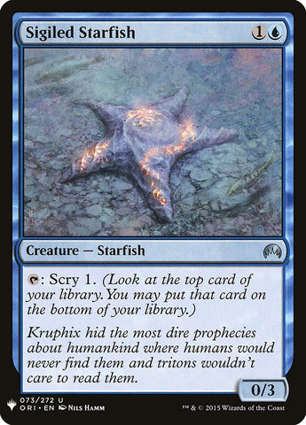 Sigiled Starfish [Mystery Booster]