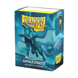 Dragon Shield Matte Sleeve - Amazonite 100ct
