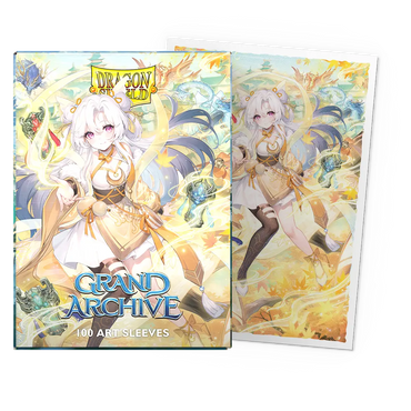 Dragon Shield Grand Archive - Guo Jia: Heaven s Favored - Matte Art Sleeves - Standard Size