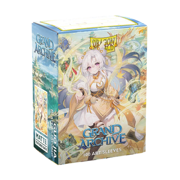 Dragon Shield Grand Archive - Guo Jia: Heaven s Favored - Matte Art Sleeves - Standard Size