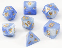 Battleground polyhedral dice sets blended